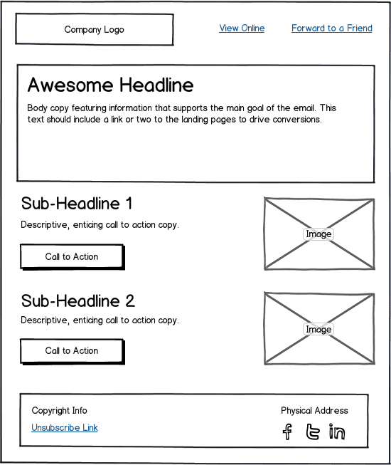Email Marketing Template Example