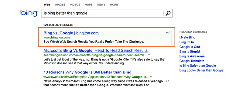 Bing Ad Campaign Tips: