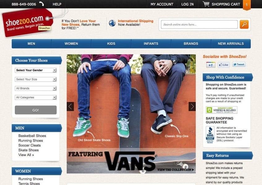 ShoeZoo | Premium WordPress Website by imFORZA