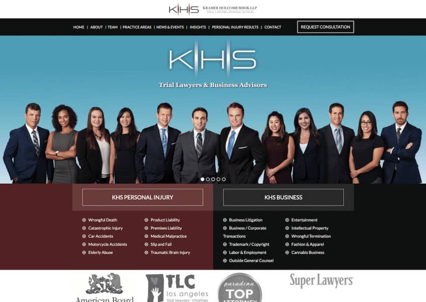 Kramer Holcomb Sheik, LLP | Premium WordPress Website by imFORZA