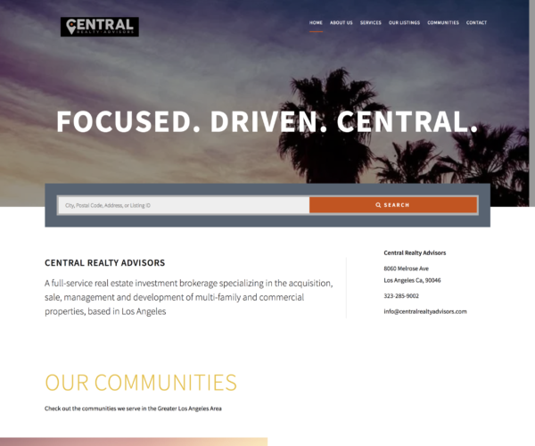 Central Realty Advisors - Real Estate WordPress Template by imFORZA