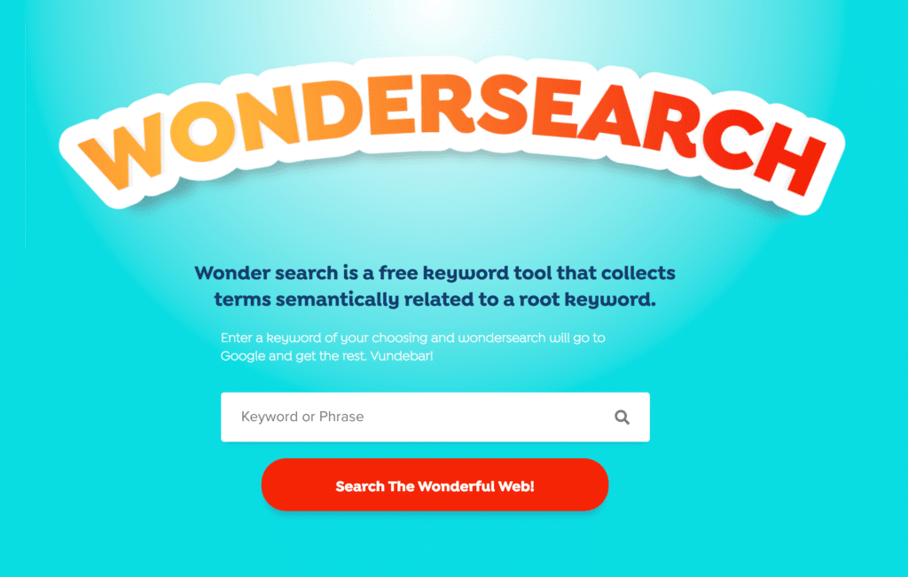 Wondersearch - Keyword Research Tool