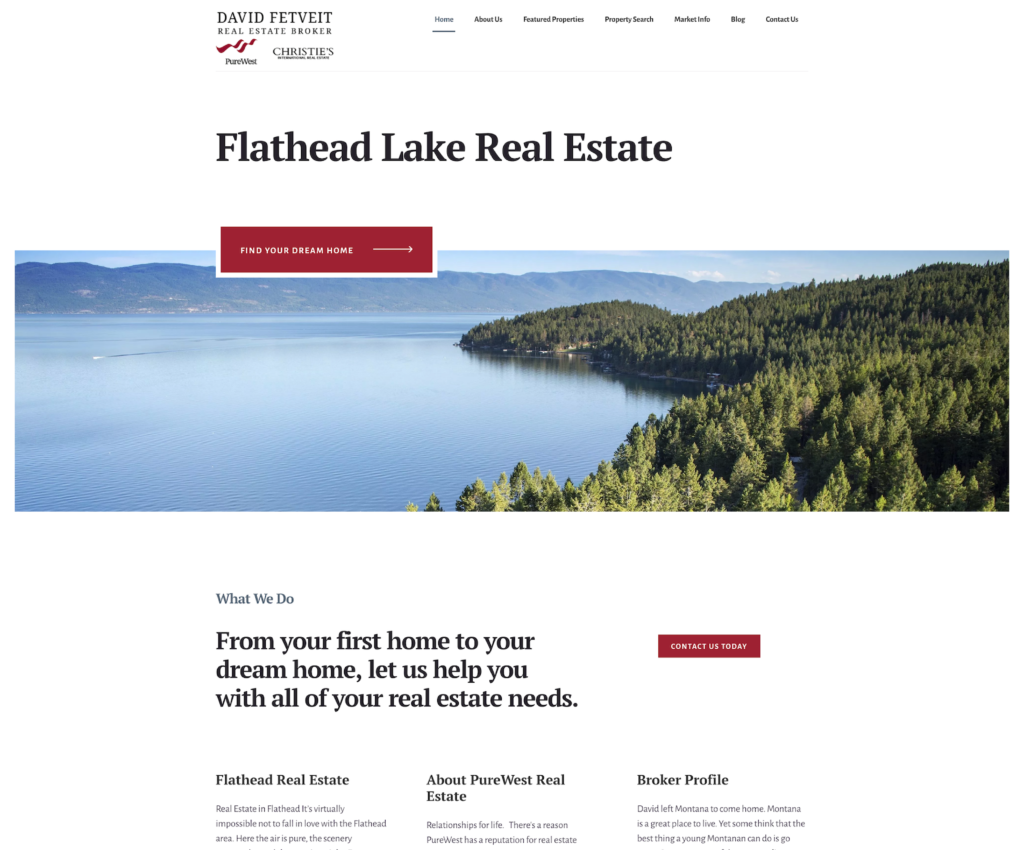 David Fetveit - A Premium WordPress Real Estate Website by imFORZA
