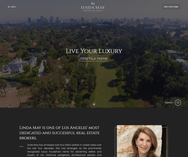 Linda May Properties Group, a Custom WordPress Website by imFORZA